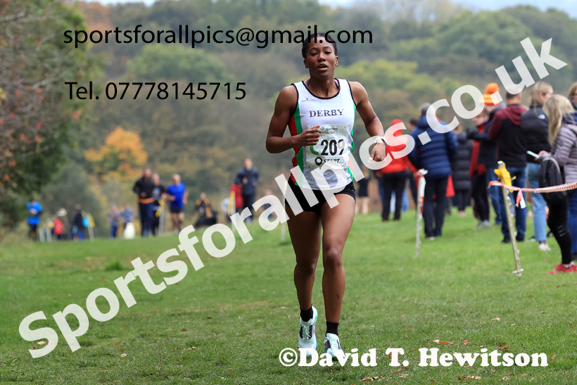 Senior Womens relay, 2025 Northern Cross Country Relays, Graves Park, Sheffield. Photo: David T. Hewitson/Sports for All Pics